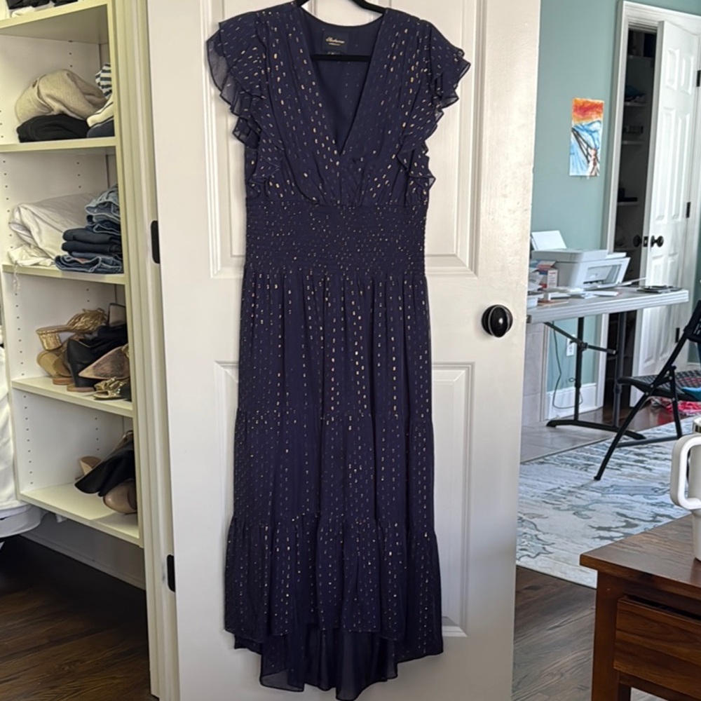 Elegant Navy Blue Dress